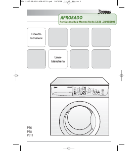 Manuale Zoppas P58 Lavatrice