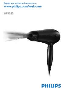 Manual de uso Philips HP4935 Secador de pelo