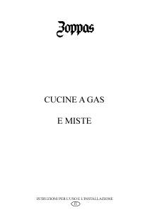 Manuale Zoppas P065S Cucina