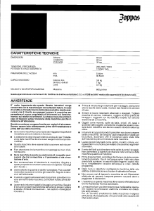 Manuale Zoppas PF643 Lavatrice