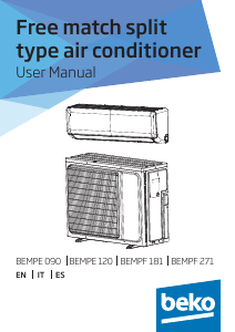 Handleiding BEKO BEMPF 181 Airconditioner