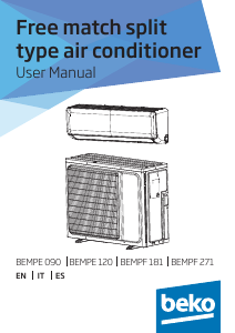 Manuale BEKO BEMPE 090 Condizionatore d’aria