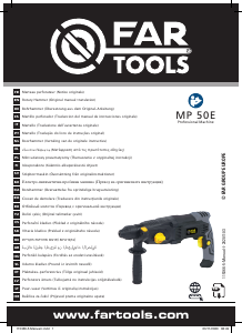 Manual Far Tools MP 50E Martelo perfurador