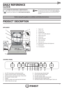 Bruksanvisning Indesit DFO 3T133 F UK Diskmaskin