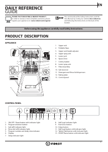 Manual Indesit DSIO 3T224 E Z UK N Dishwasher