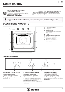 Manuale Indesit IFW 6230 WH.1 Forno