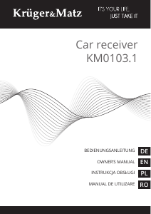 Instrukcja Krüger and Matz KM01031 Radio samochodowe