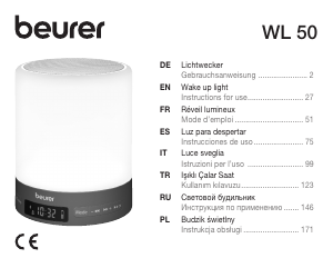 Kullanım kılavuzu Beurer WL 50 Uyandırma ışığı