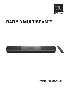 Handleiding JBL Bar 5.0 MultiBeam Luidspreker