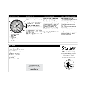Handleiding Stauer 46955 Horloge