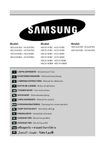 Manual Samsung HDC6147BX Exaustor