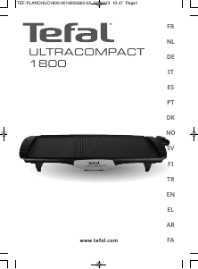 Brugsanvisning Tefal TG380054 Bordgryde