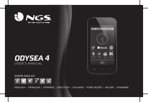 Mode d’emploi NGS Odysea 4 Téléphone portable