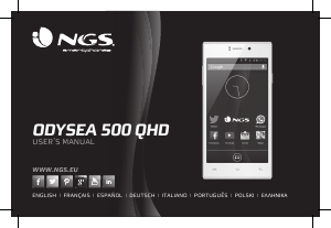 Bruksanvisning NGS Odysea 500 QHD Mobiltelefon