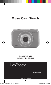 Bedienungsanleitung Lexibook DJA200 Action-cam