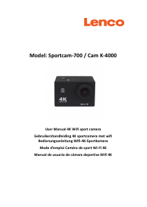 Manual de uso Lenco Sportcam 700 Action cam