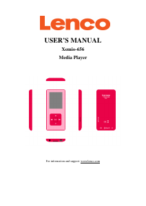 Manual Lenco XEMIO-656 Mp3 Player