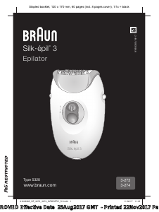 Kullanım kılavuzu Braun 3-274 Silk-epil 3 Epilatör