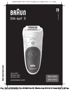 Mode d’emploi Braun SES 5/810 Silk-epil 5 Epilateur