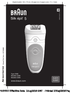 Handleiding Braun 5-541 Silk-epil 5 Epilator