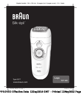 Mode d’emploi Braun 7071 WD Silk-epil Epilateur
