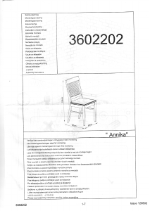 Manual JYSK Annika Chair
