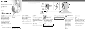 Manual de uso Sony MDR-X05 Auriculares