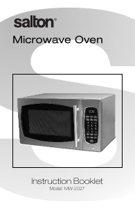 Bruksanvisning Salton MW-2027 Mikrovågsugn