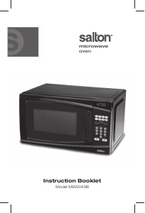 Bruksanvisning Salton MW-2049B Mikrovågsugn