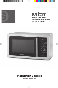 Bruksanvisning Salton MW-2079 Mikrovågsugn