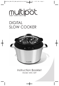 Bruksanvisning Salton MSC-569 Multipot Slow cooker