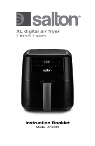 Bruksanvisning Salton AF2085 XL Digital Fritös