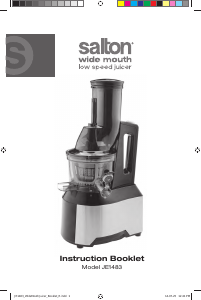 Bruksanvisning Salton JE-1483 Juicepress