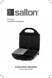 Manual Salton WM-1075BK Waffle Maker