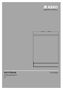 Käyttöohje Asko DFI433B/1 Astianpesukone