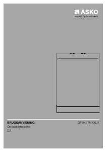 Brugsanvisning Asko DFI8457MXXL/1 Opvaskemaskine