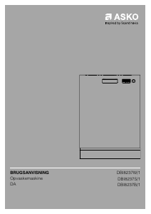 Brugsanvisning Asko DBI8237S/1 Opvaskemaskine