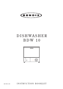 Handleiding Bendix BDW10 Vaatwasser