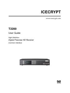 Bruksanvisning Icecrypt T2200 Digitalmottagare
