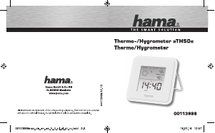 Manuale Hama TH-50 Stazione meteorologica