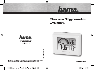 Εγχειρίδιο Hama TH-400 Μετεωρολογικός σταθμός