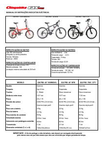 Manual Gingabike GiX Pro 700C City Bicicleta elétrica