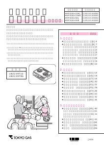 説明書 東京ガス HR-P028A-CDHL コンロ