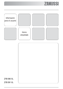Manual de uso Zanussi ZYB591XL Horno