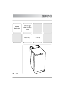 Mode d’emploi Zanussi ZWT 3002 Lave-linge