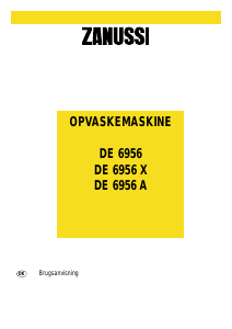 Brugsanvisning Zanussi DE6956A Opvaskemaskine