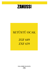 Kullanım kılavuzu Zanussi ZXF639ITX Ocak