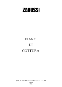 Manuale Zanussi ZXL636ICX Piano cottura