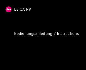 Bruksanvisning Leica R9 Kamera