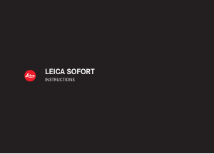 Bruksanvisning Leica Sofort Kamera